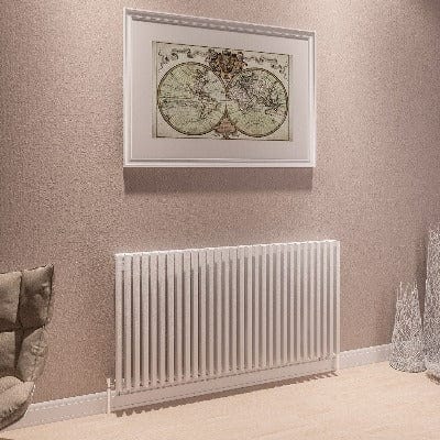 Desio Horizontal Aqua Steel Radiator - All Sizes - Aqua