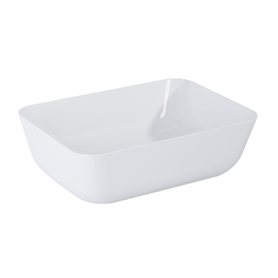 Aquatrend 460mm Countertop Rectangular Basin inc Waste - All Colours - Aqua