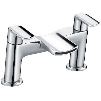 Coda Chrome Bath Filler - Aqua