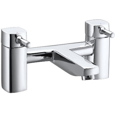 Cubix Chrome Bath Filler - Aqua