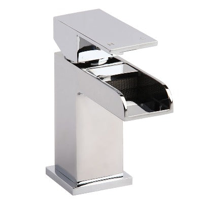 Stream Chrome Basin Mixer w/ Click-Clack Waste - All Sizes - Aqua