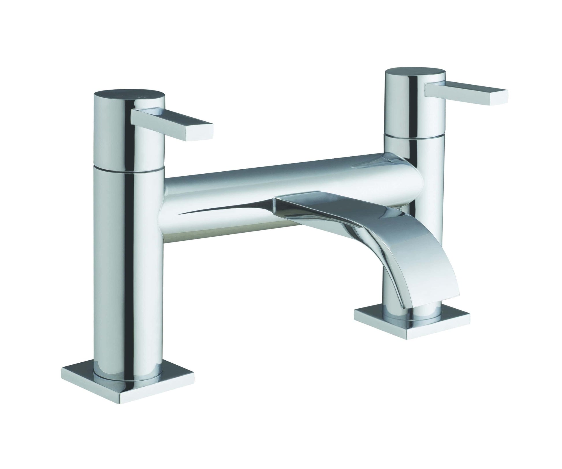 Gemini Chrome Bath Filler - Aqua