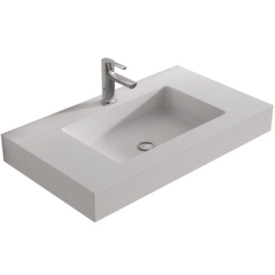 Stone Wall Hung Bowl Basin - All Colours - Aqua