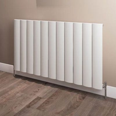 Azar Horizontal Aluminium Designer Radiator - All Sizes - Aqua