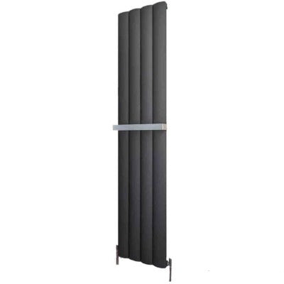 Azar Vertical Aluminium Designer Radiator - All Sizes - Aqua