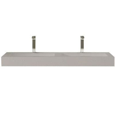 Stone Wall Hung Bowl Basin - All Colours - Aqua