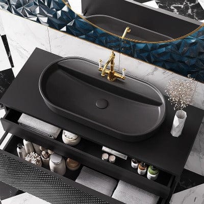 Glam Babbette 620mm Counter Top Basin - All Colours - Aqua