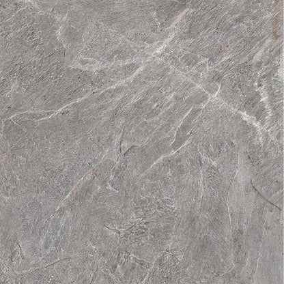 Genesis Dark Grey Porcelain Wall & Floor Tile 600mm x 600mm (4 per Box)