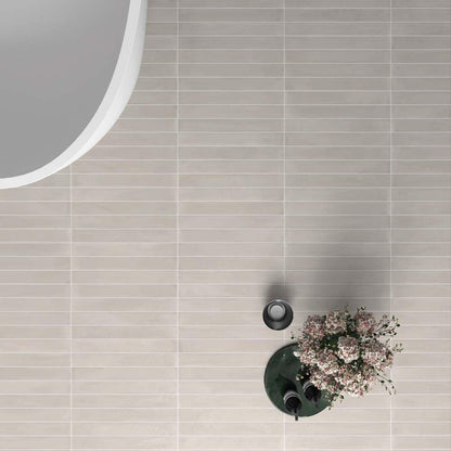 Corsica Cloudstone Matt Porcelain Wall & Floor 50mm x 400mm (50 per Box)
