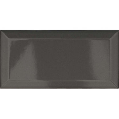 Metro Graphite Gloss Ceramic Wall Tile - All Sizes