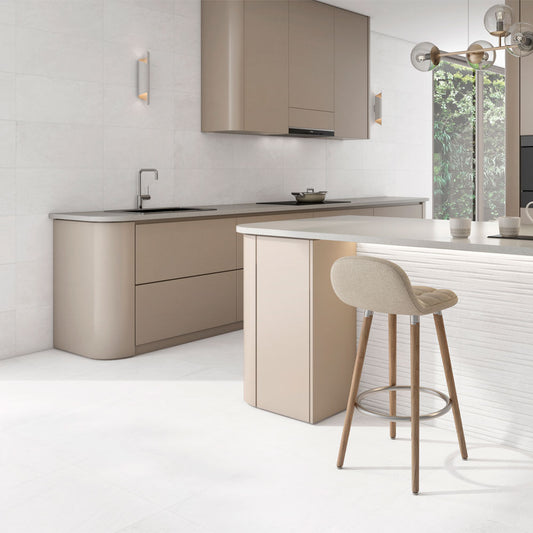 Legend White Matt Ceramic Wall Tile 595mm x 295mm (8 per Box)