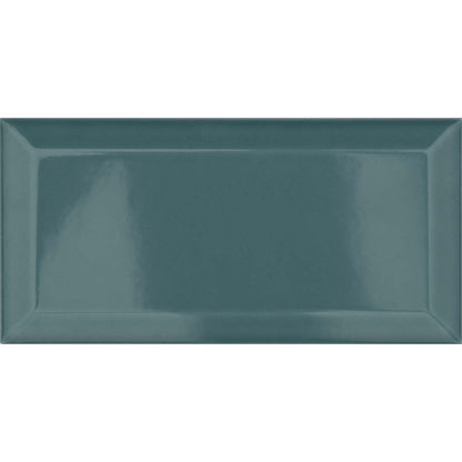 Metro Turquoise Gloss Ceramic Wall Tile - All Sizes