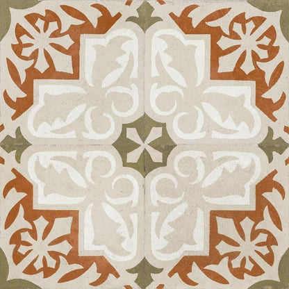 Zayda Terracotta Matt Ceramic Wall & Floor Tile 450mm x 450mm (5 per Box)