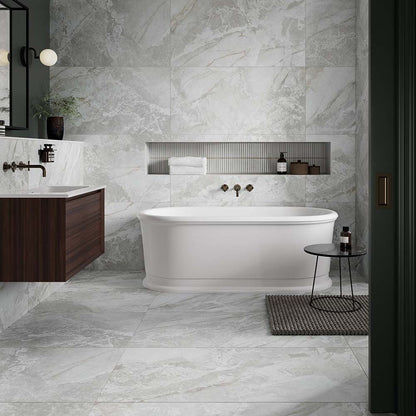 Leyenda Light Semi-Polished Porcelain Wall & Floor Tile 1200mm x 600mm (2 per Box)