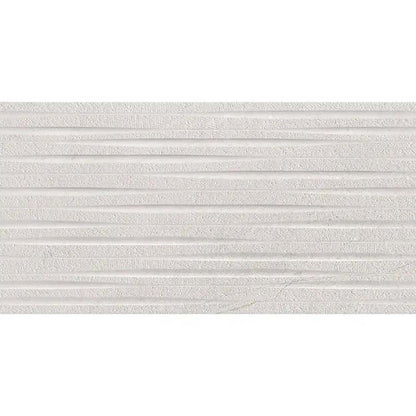 Legend White Décor Matt Ceramic Wall Tile 595mm x 295mm (7 per Box)