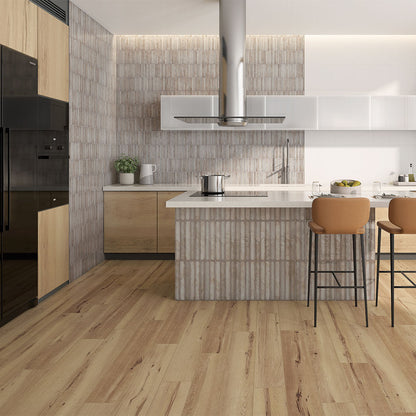 Maya Linear Grey Gloss Ceramic Wall Tile 350mm x 350mm (12 per Box)