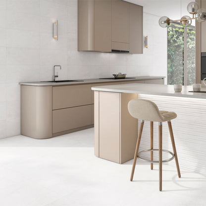 Legend White Matt Porcelain Wall & Floor Tile 595mm x 595mm (4 per Box)