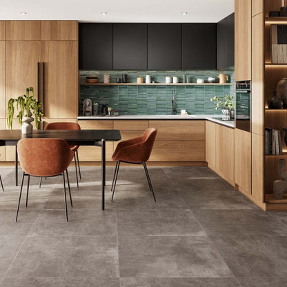 Loft Grey Matt Porcelain Wall & Floor Tile 800mm x 800mm (2 per Box)