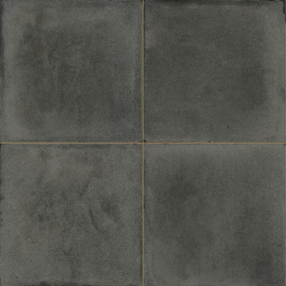 Zayda Black Matt Ceramic Wall & Floor Tile 450mm x 450mm (5 per Box)