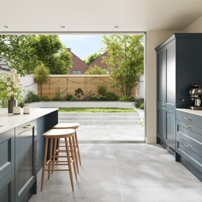 Atlanta White Glazed Porcelain Outdoor Paving Tile 1000mm x 1000mm x 20mm
