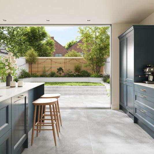 Atlanta White Glazed Porcelain Outdoor Paving Tile 1000mm x 1000mm x 20mm
