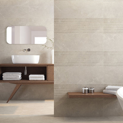 Pueblo Silver Matt Ceramic Wall Tile 300mm x 900mm (4 per Box)