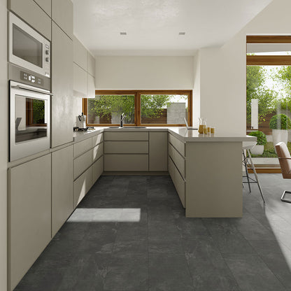 Loop Anthracite Matt Porcelain Wall & Floor Tile 308mm x 615mm (7 per Box)