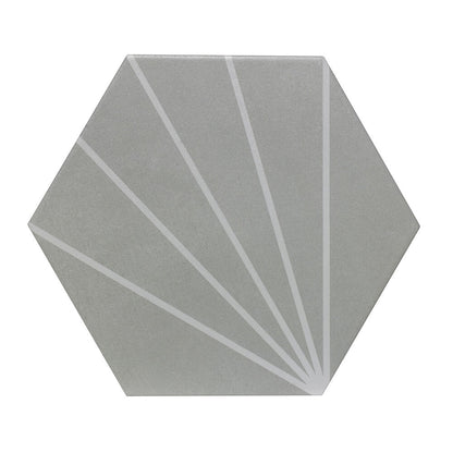Sunburst Grey Matt Porcelain Wall & Floor Tile 232mm x 267mm (16 per Box)