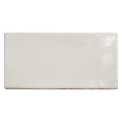 Handmade Cream Gloss Ceramic Wall Tile - All Sizes