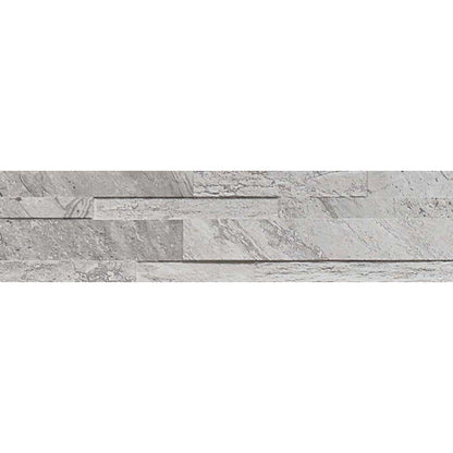 Oswald Grey Split Face Matt Porcelain Wall Tile 150mm x 610mm (11 per Box)
