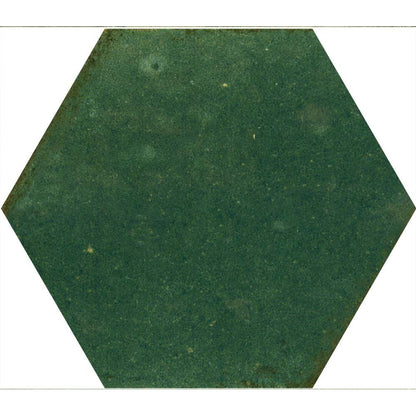 Hope Green Hexagon Gloss Ceramic Wall Tile 150mm x 173mm (44 per Box)