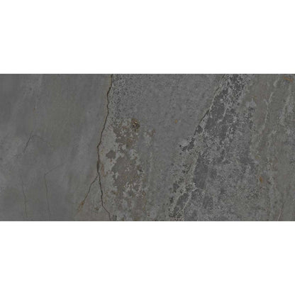 Planet Dark Semi-Polished Porcelain Wall & Floor Tile 1198mm x 598mm (2 per Box)