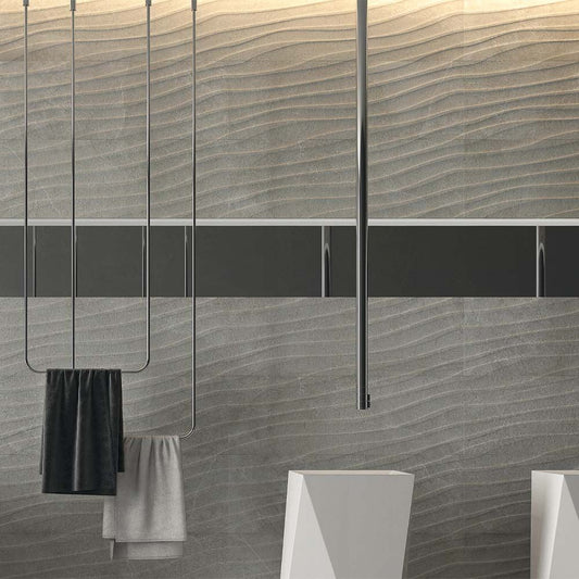 Rock Grey Concept Décor Matt Ceramic Wall Tile 690mm x 240mm (7 per Box)