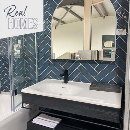 Hope Blue Gloss Ceramic Wall Tile 75mm x 300mm (Box of 44)