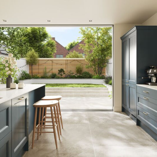 Atlanta Cream Glazed Porcelain Outdoor Paving Tile 1000mm x 1000mm x 20mm