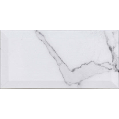 Metro Calacatta Gris Gloss Ceramic Wall Tile - All Sizes