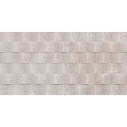Masaya Beige Décor Matt Porcelain Wall Tile 1200mm x 600mm (2 per Box)