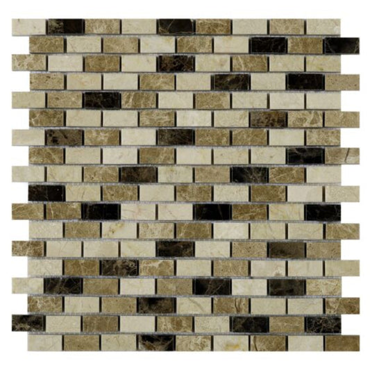 Expresso Polished Marble Mosaic 305mm x 305mm (10 per Box)