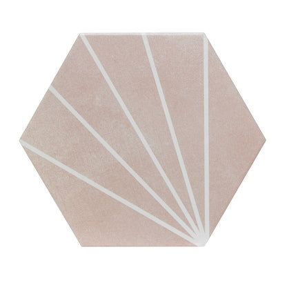 Sunburst Rose Matt Porcelain Wall & Floor Tile 232mm x 267mm (16 per Box)