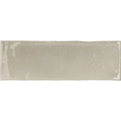 Vermont Brick Ceramic Gloss Grey Wall Tile 75mm x 230mm (Free Sample)