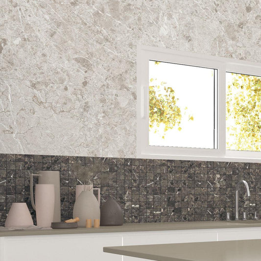 Caprice Black Matt Porcelain Mosaic 300mm x 300mm (6 per Box)