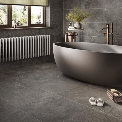 Slate Mix Mocha Porcelain Wall & Floor Tile 300mm x 600mm (6 per Box)