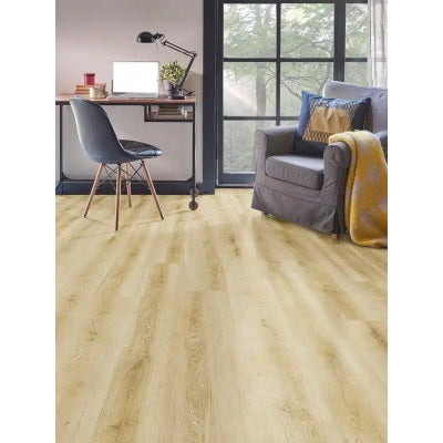 Klix Rigid Luxury Vinyl Flooring 1235mm x 178mm - Light Oak (10 per Box - 2.2m2)