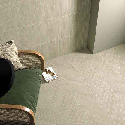 Corsica Agave Matt Porcelain Wall & Floor 50mm x 400mm (50 per Box)