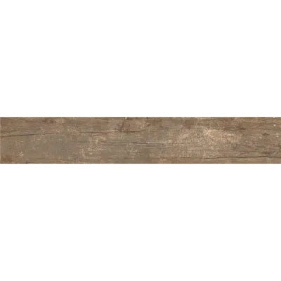 Chalet Porcelain Teak Wood Effect Matt Floor Tile 1200mm x 200mm (Free Sample)