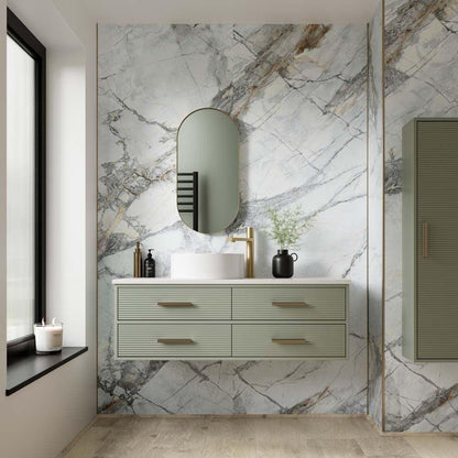 Aqua Wall Fuji Matt SPC Wall Panel 950mm x 2400mm x 6mm (2 per Box)