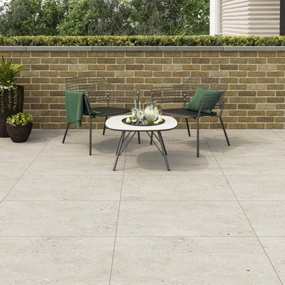 Cement Ceppo White Matt Glazed Porcelain  600mm x 900mm x 20mm (2 per Box)