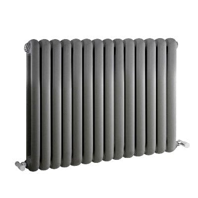 Kenmare Horizontal Wall-Mounted Radiator - All Sizes - Aqua