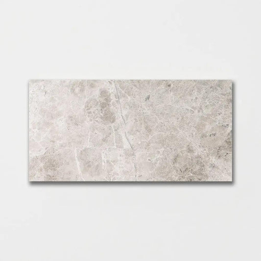 Tundra Gray Honed Marble Tile 305×610×12 mm