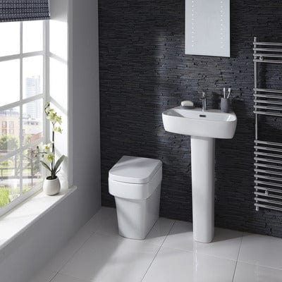 Medici Back to Wall Toilet (suitable for concealed cisterns) - Aqua